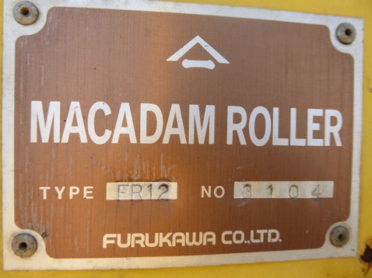 รถบด Furukawa Roller FR12-M1 #3104 รถญี่ปุ่น สนใจโทร. 080-6565422 (หนิง)