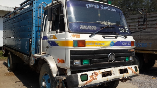 ขาย6ล้อ นิสสันUD คอนดอ รุ่น CPA87 เครื่อง FE6 180 แรงม้า หมายเลขชัสซีสวยชัด ชัสซีผุมากทั้งเส้น อุปกรณ์-เอกสารครบ ยางดี6 เส้น