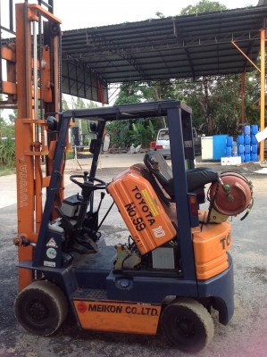 ขายรถโฟคลิฟท์TOYOTA รุ่น5 พร้อมติดแก๊ส