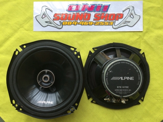 ลำโพง Alpine รุ่น STE-G170C ลำโพงแกนร่วม 2 ทาง ขนาด 6.5" ลำโพง Alpine รุ่น STE-G170C ลำโพงแกนร่วม 2 ทาง ขนาด 6.5"