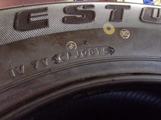 ยาง Bridgestone Dueler 265-65-17 ปี 15 ถอดป้ายแดง