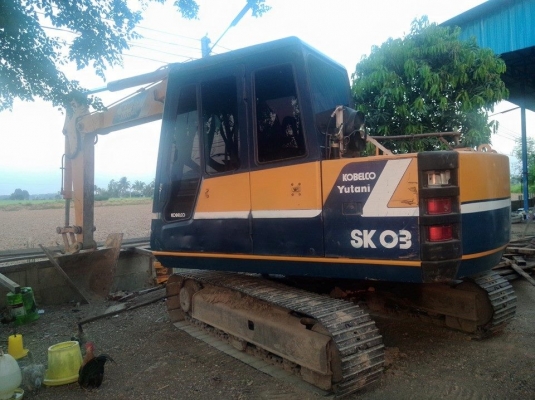 รถแบคโฮ KODELCO SK03  สภาพสวย สีเดิม แอร์หนาว เอวแน่น บูทสลักแน่น  รถใช้ได้ 2 ปี