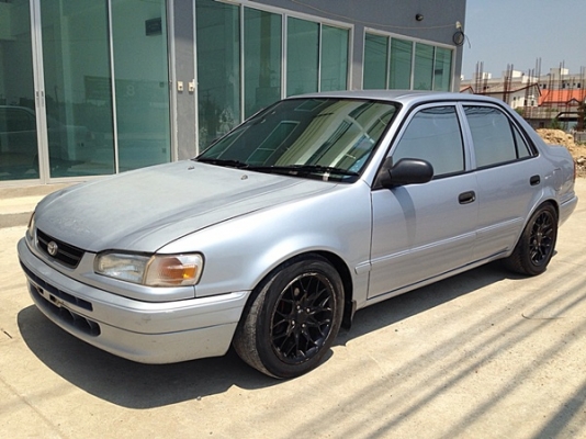 รถบ้านCorolla AE ปี 97 เครื่องดีเกียร์ได้แอร์เย็นช่วงล่างดีพร้อมขับ