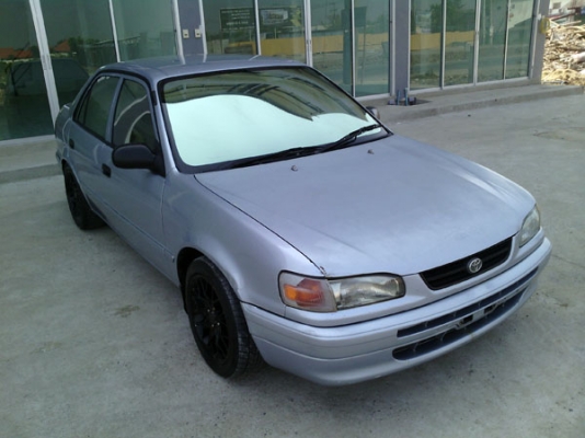 รถบ้านCorolla AE ปี 97 เครื่องดีเกียร์ได้แอร์เย็นช่วงล่างดีพร้อมขับ