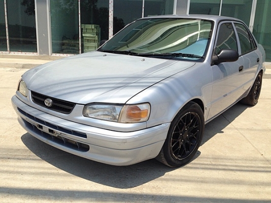 รถบ้านCorolla AE ปี 97 เครื่องดีเกียร์ได้แอร์เย็นช่วงล่างดีพร้อมขับ