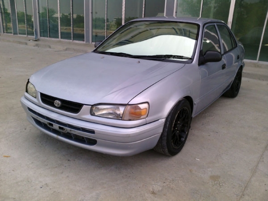 รถบ้านCorolla AE ปี 97 เครื่องดีเกียร์ได้แอร์เย็นช่วงล่างดีพร้อมขับ