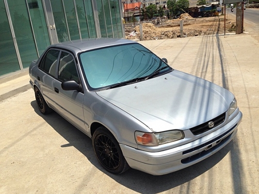 รถบ้านCorolla AE ปี 97 เครื่องดีเกียร์ได้แอร์เย็นช่วงล่างดีพร้อมขับ