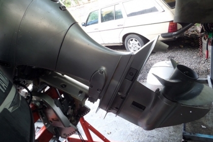 ขาย เครื่องเรือ HONDA 90 แรง 4 จังหวะ สภาพสวย นำเข้าจากญี่ปุ่น เครื่องยนต์ติดง่ายเดินดี ทริมใช้งานปกติไม่ผุ ราคา 135,000