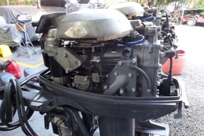 ขาย เครื่องเรือ YAMAHA 25 แรง CV 2 จังหวะสภาพสวย  นำเข้าจากญี่ปุ่น ราคา 38,000