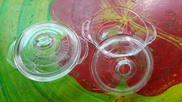 ถ้วยขนมสบู่หอมนกแก้ว มีฝาปิด งานเก่ามาก ใบละ 150