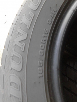 185/60R15 Dunlop spsport2030  ชุด  4 เส้น  tel.081-427-3941
