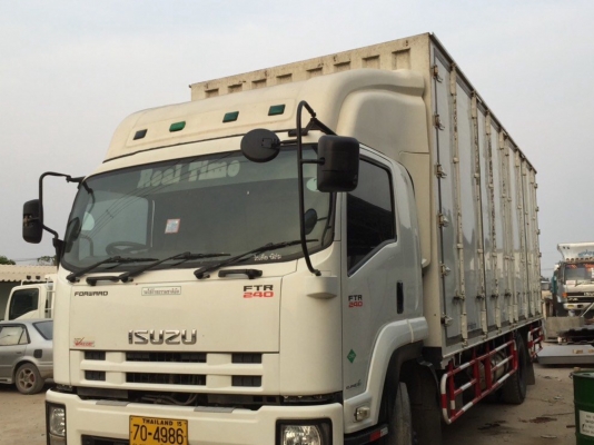 ISUZU FTR 240แรงม้า ติดแก็สNGV ยาว7.5เมตร ปี2554(11)ตู้10บานสว