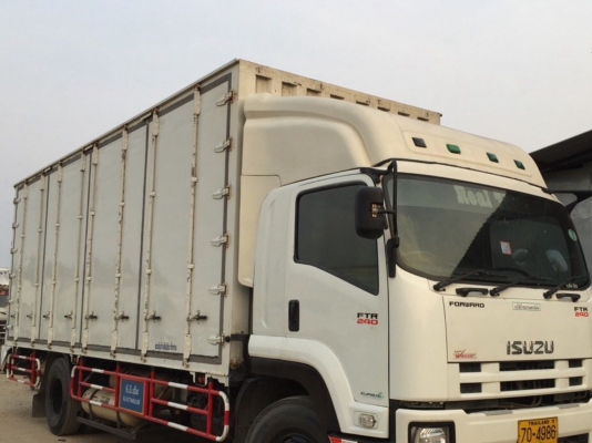 ISUZU FTR 240แรงม้า ติดแก็สNGV ยาว7.5เมตร ปี2554(11)ตู้10บานสว