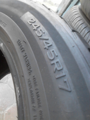 245/45R17 TRANGLE Tr968 ปี  2013 มี 1 เส้น โทร.081-427-3941