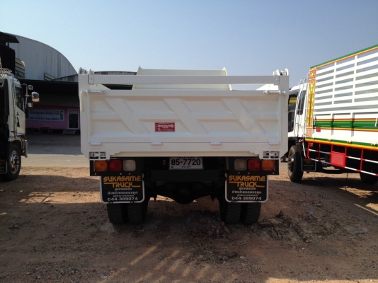 ขาย FUSO เครื่อง 185 แรงม้าระบบน้ำมัน กระบะดั้มพ์ดินยาง900 ขอบ 20 นิ้ว กระบะยาว 3.80 เมตร ฝาข้างสูง 80 ซม สวยๆพร้อมใช้พร้อมทะเบียน