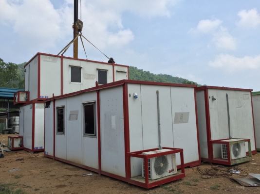 ขายตู้ออฟฟิตขนาด 3x6x2.4 พร้อมแอร์ พัดลม คัดเอ้าว์ สภาพดี พร้อมใช้งาน ราคาไม่แพง