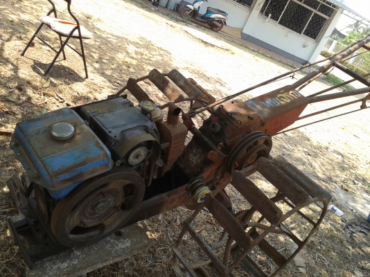 ขายรถไถนาเดินตาม มิตซูมิชิ ใช้งานได้ปกติ หางจักรเพชร