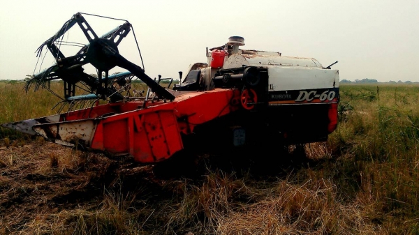 KUBOTA DC60 รถเกี่ยวกะสอบ รุ่นแรก ชั่วโมงน้อย พร้อมใช้