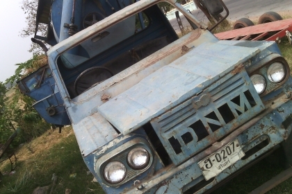 ขายรถสีข้าวสี่ล้อเครื่่องโตโยต้า85แรงตู้สีไทยเส็งพร้อมใช้งาน