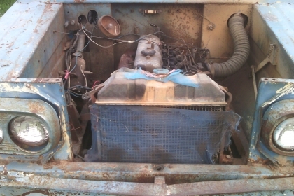 ขายรถสีข้าวสี่ล้อเครื่่องโตโยต้า85แรงตู้สีไทยเส็งพร้อมใช้งาน