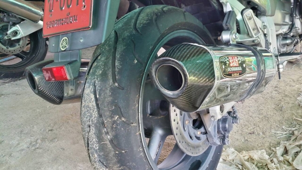 ขาย YAMAHA  FJR 1300 ราคาถูก ปี 02  ท่อสูตรโยชิมูระคู่  ยางหน้าหลังใหม่ดอกเต็มๆ