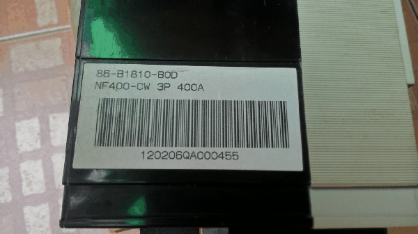 ขายBREAKER MITSUBISHI NF400-CW(400A).ของแท้100\%. ขายBREAKER MITSUBISHI NF400-CW(400A).ของแท้100\%.