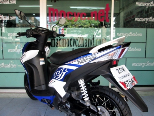 MIO 125 i RR สีน้ำเงิน รุ่นใหม่ ลายใหม่ล่าสุด รถเดือน พฤษภาคม ปี 57 ไมล์ 5 พันโล แถม 2 รายการ 28900