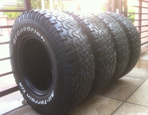 ยาง BF goodrich 31 10.5 R15 ปี10 ราคาไม่แพง