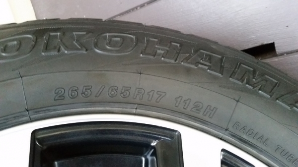 ขายล้อ TRD ขอบ17 พร้อมยาง  265/65R17