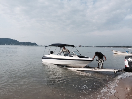 ขายเรือBayLiner 20.5ฟุต เครื่องSuzuki90แรง 4จังหวะ