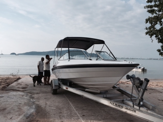ขายเรือBayLiner 20.5ฟุต เครื่องSuzuki90แรง 4จังหวะ