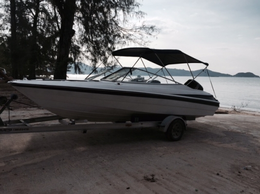 ขายเรือBayLiner 20.5ฟุต เครื่องSuzuki90แรง 4จังหวะ