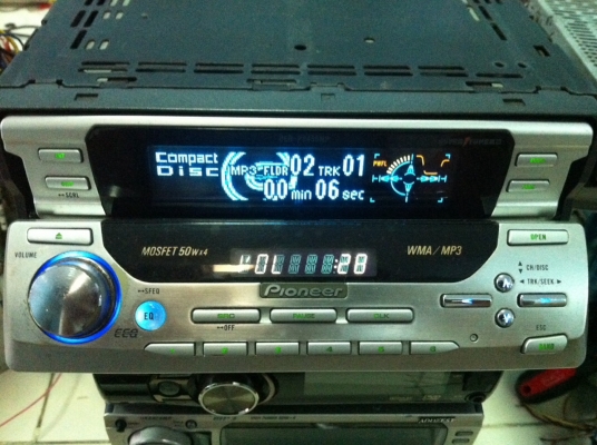 Pioneer DEH-P8450MP ไฟฟ้า2ชั้น MP3 CD FMคลื่นไทย กราฟฟิกหน้าจอ ปรีเอ้า3ชุด คุมกล่องCD มือ2 Pioneer DEH-P8450MP ไฟฟ้า2ชั้น MP3 CD FMคลื่นไทย กราฟฟิกหน้าจอ ปรีเอ้า3ชุด คุมกล่องCD มือ2
