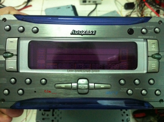 ADDZEST DMZ815MP 24ฺBit MP3 MD CD กราฟฟิกหน้าจอ กราฟฟิกเลเซอร์ ปรับขึ้นลงได้3ระดับ ปรีเอ้า2ชุด ฟังชั่นมือถือ มือ2 ญี่ปุ่น