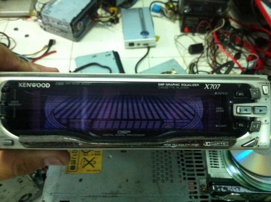 EQ KENWOOD X707 EQ11แบน กราฟฟิก11แบบ จอไฟฟ้า ปรับขึ้นลง3แบบ เล่นเทปได้ ต่อกับเครื่องเล่นKENWOOD มือ2 ญี่ปุ่น