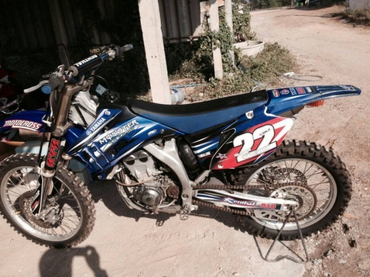 ขายyz250fปี2007แถมรองเท้าพร้อมชุดแข่ง
