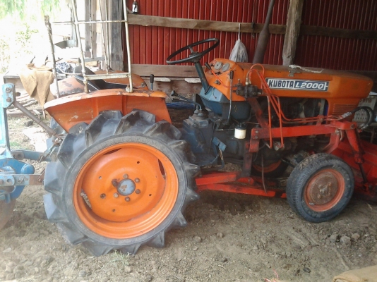 ขายตามสภาพรถไถ20คูโบต้ามีดันหน้ามีพานหลังใช้งานปกติ