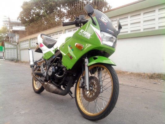 ขออนุญาติขาย  KAWASAKI KR 150 CC.  มือเดียว อาร์มล่าง ล้อทอง
