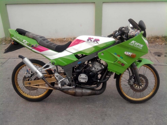 ขออนุญาติขาย  KAWASAKI KR 150 CC.  มือเดียว อาร์มล่าง ล้อทอง