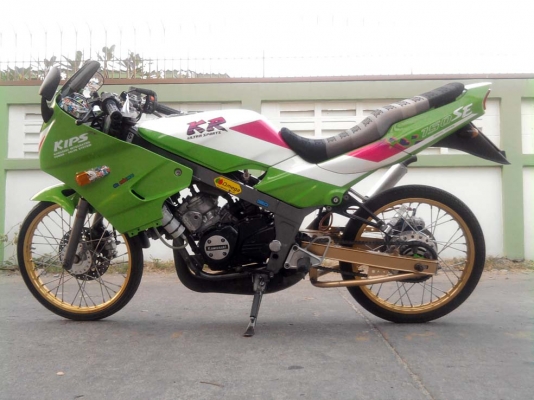 ขออนุญาติขาย  KAWASAKI KR 150 CC.  มือเดียว อาร์มล่าง ล้อทอง