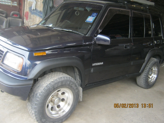 ขาย SUZUKI VITARA ปี 2000 เครื่องเดิม เกียร์ออโต้ ติดตั้งแก้ส LPG หัวฉีด ทะเบียน โอน