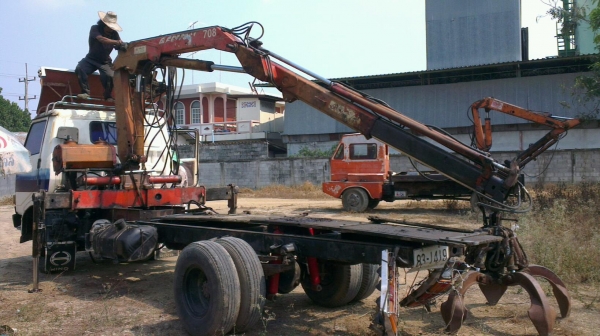 เฮี้ยบ 3 ตัน FERRARI 708 3ชัก พร้อมตัวคีบ 1.2 เมตร ใช้งานได้ทันที นครปฐม เจ้าของขายเองครับ