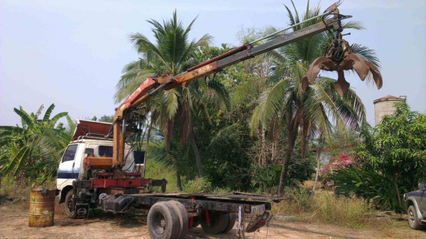 เฮี้ยบ 3 ตัน FERRARI 708 3ชัก พร้อมตัวคีบ 1.2 เมตร ใช้งานได้ทันที นครปฐม เจ้าของขายเองครับ