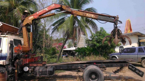 เฮี้ยบ 3 ตัน FERRARI 708 3ชัก พร้อมตัวคีบ 1.2 เมตร ใช้งานได้ทันที นครปฐม เจ้าของขายเองครับ
