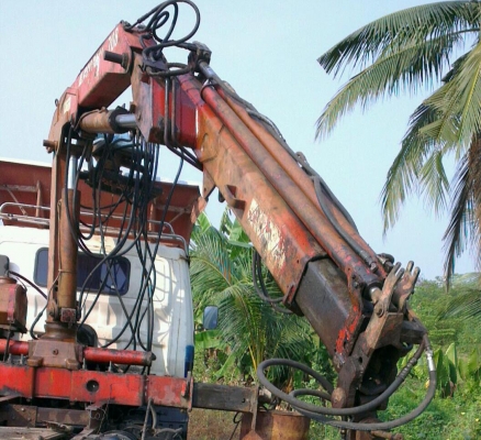 เฮี้ยบ 3 ตัน FERRARI 708 3ชัก พร้อมตัวคีบ 1.2 เมตร ใช้งานได้ทันที นครปฐม เจ้าของขายเองครับ