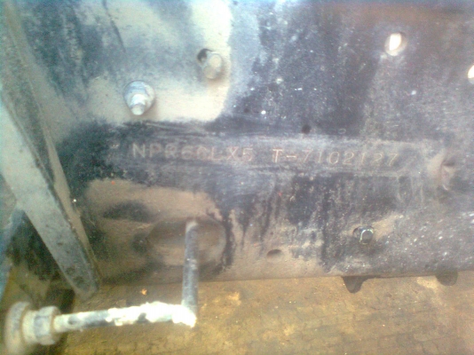 ขาย NPR  120 HPฝาขาว (สุรินทร์) NPR66LX- 5- T- 7102127  เลข 4HF1-255525