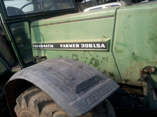 TUR8OMATIK FARMER 306 LSA สองเพลาไม่มีดหน้า ผานสาม ขาย245000