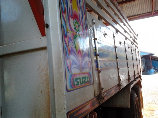 ขาย 10ล้อ2เพลาดั๊ม ISUZU Rocky195 เครื่อง6HE1 195แรง แห้งๆไม่ไอไม่หลวม คัสซีFVZ12MY ดีมีเก็บมา ช่วงล่างเดิมแน่น ภายในดี คอนโซลครบ พ.พาวเวอร์ เบรคทริฟฟี่  สโลว์อินเตอร์4สปีด กระบะดั๊มเหล็กฝาข้างมิเนียม ยางดี10เส้น วิ่งอ้อยทุกวัน พร้อมใช้พร้อมลุยงาน ราคาต่อ