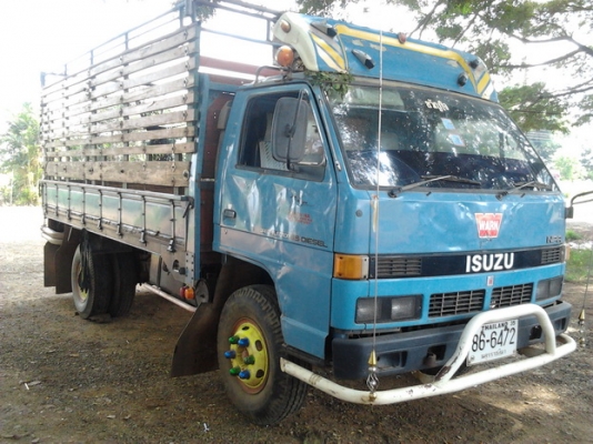 ขาย 6ล้อ ISUZU NPR 115 ห้างแท้ ปี34 JAANPR59LL กรองดำ เกียร์สั้น เครื่อง4BD1 115 แรง แห้ง ไม่หลวม ไม่เยิ้ม คัสซีสวย Fหลัง กระบะพื้นเหล็กคอกไม้ยาว4.30ม. ยาง8.25พร้อมใช้พร้อมลุย ราคาต่อรองได้ครับ
