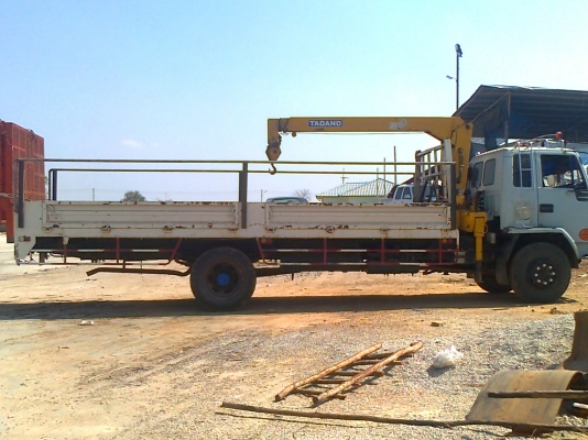 ISUZU FTR32HR 195 กระบะคาร์โก้ ติดเครน 3 ตัน หางไฮดรอลิก บรรทุกคูโบต้า